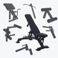 Heavy Duty 8-in-1 Adjustable Bench | Ascend HB-800