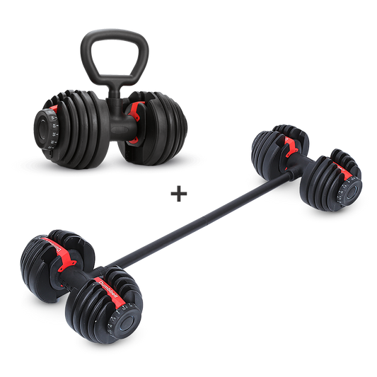 Bundle: Dumbbell2Barbell + Kettle Grip