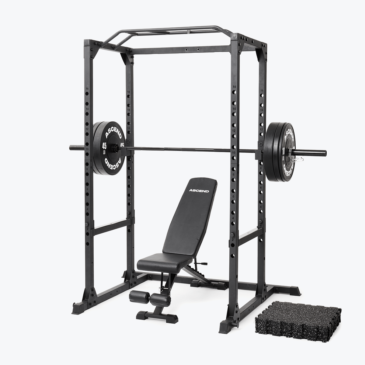 Olympic Training Bundles With Bumper Plates (Ascend Cage 3.0)