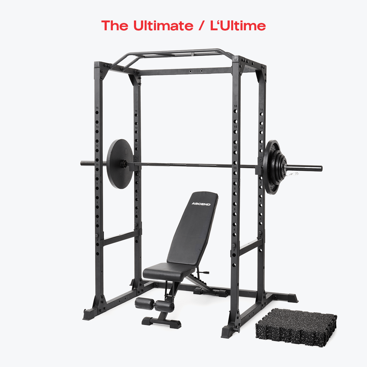 Olympic Training Bundles with Cast Iron Plates (Ascend Cage 3.0)