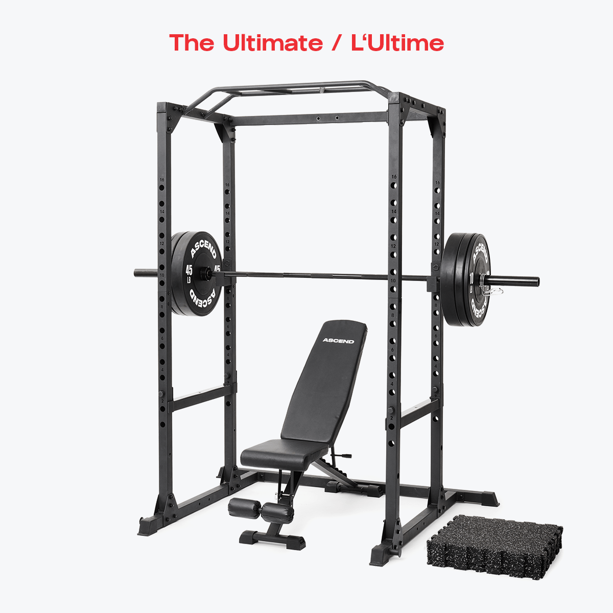 Olympic Training Bundles With Bumper Plates (Ascend Cage 3.0)