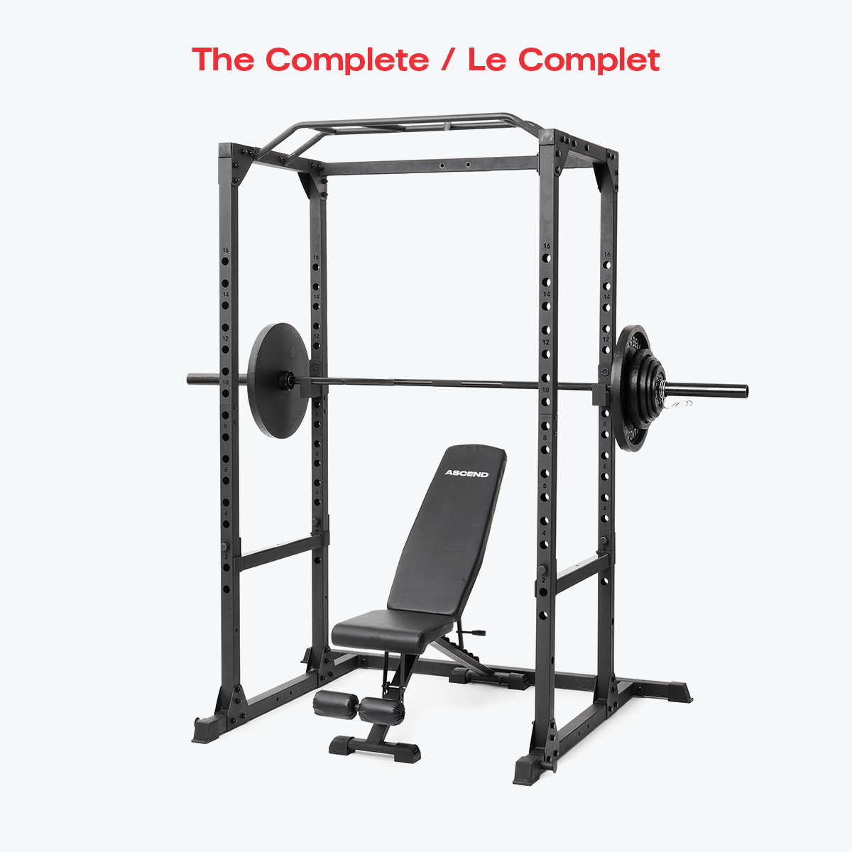 Olympic Training Bundles with Cast Iron Plates (Ascend Cage 3.0)