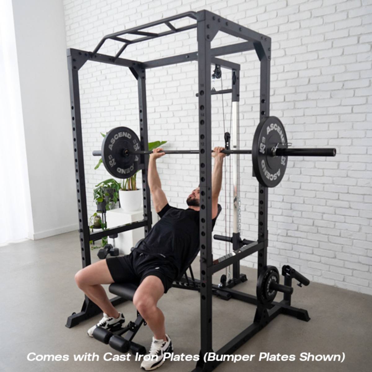 Olympic Training Bundles with Cast Iron Plates (Ascend Cage 3.0)