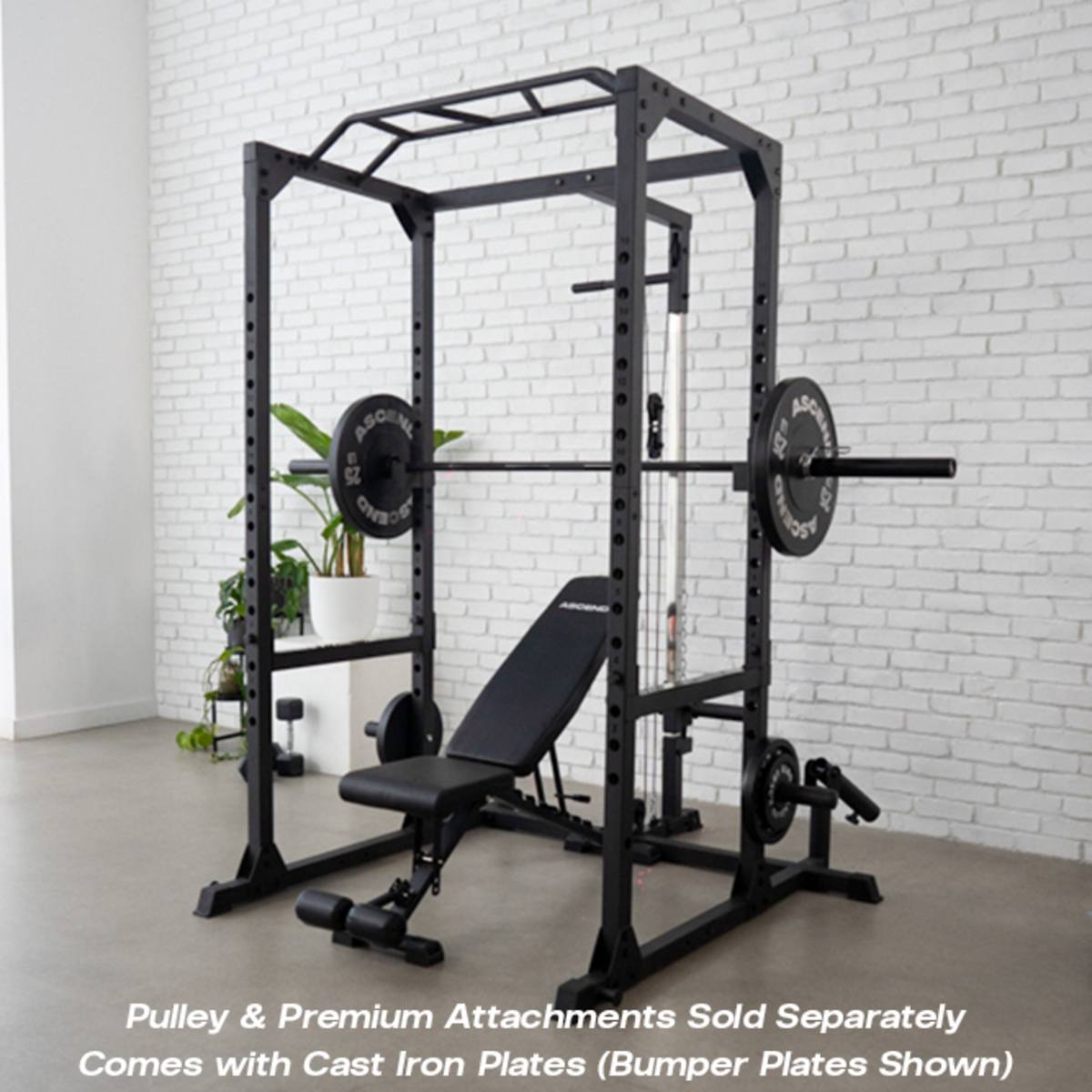 Olympic Training Bundles with Cast Iron Plates (Ascend Cage 3.0)