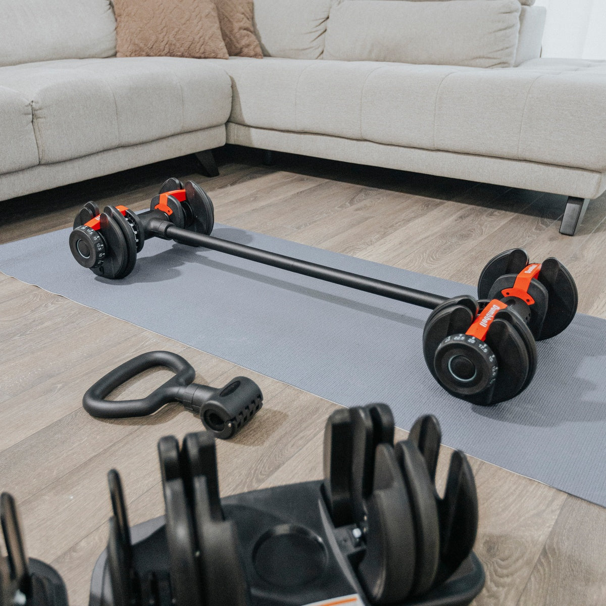 Bundle: Dumbbell2Barbell + Kettle Grip