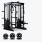 Multi-Function Smith Machine Bundles with Bumper Plates