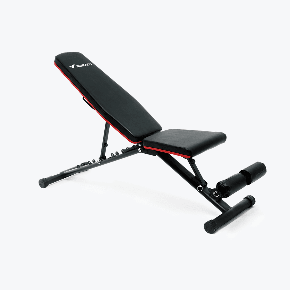 Bundle: Set of Dumbbells (10 - 90 lb) & Bench